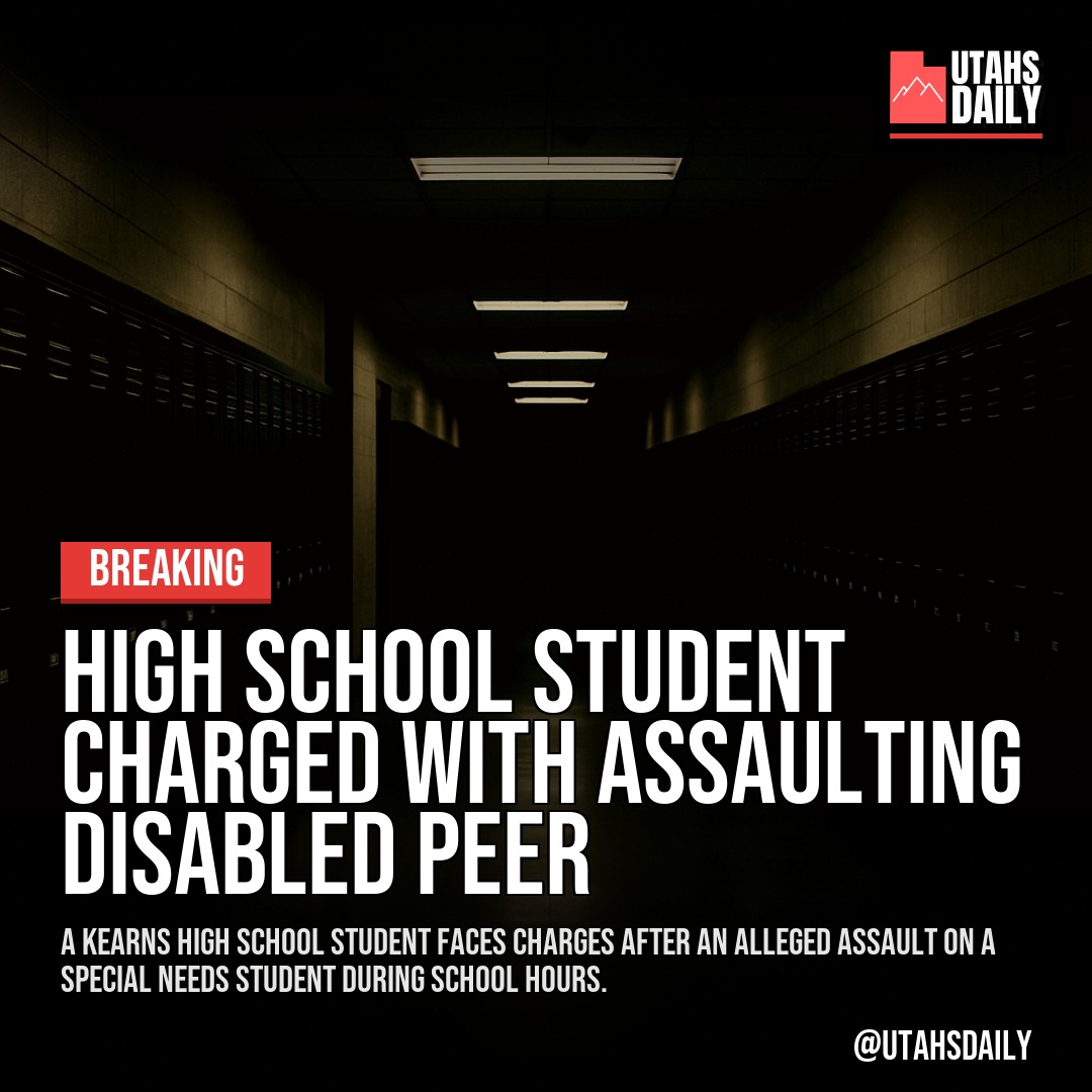 Kearns High School student charged with assaulting special needs student