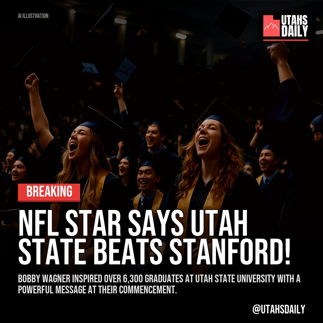 'Stanford's cool, but it's not Utah State,' NFL veteran Bobby Wagner tells USU graduates