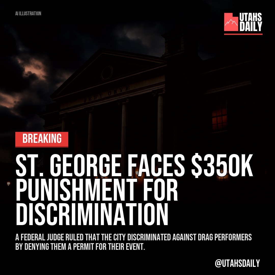 St. George City ordered to pay $350,000 in discrimination case involving drag performers